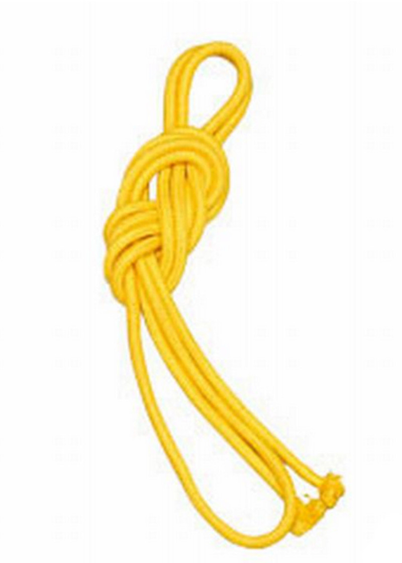 Gym Rope (Hemp) hemp, Lemon Yellow (062), 3m