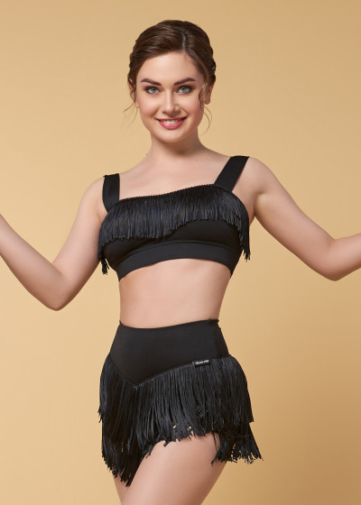 IZUMI crop top by Grand Prix polyamide micro, black, 152cm