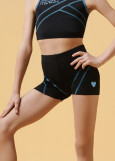 KIRA shorts by Grand Prix polyamide micro, black+blue, 158cm