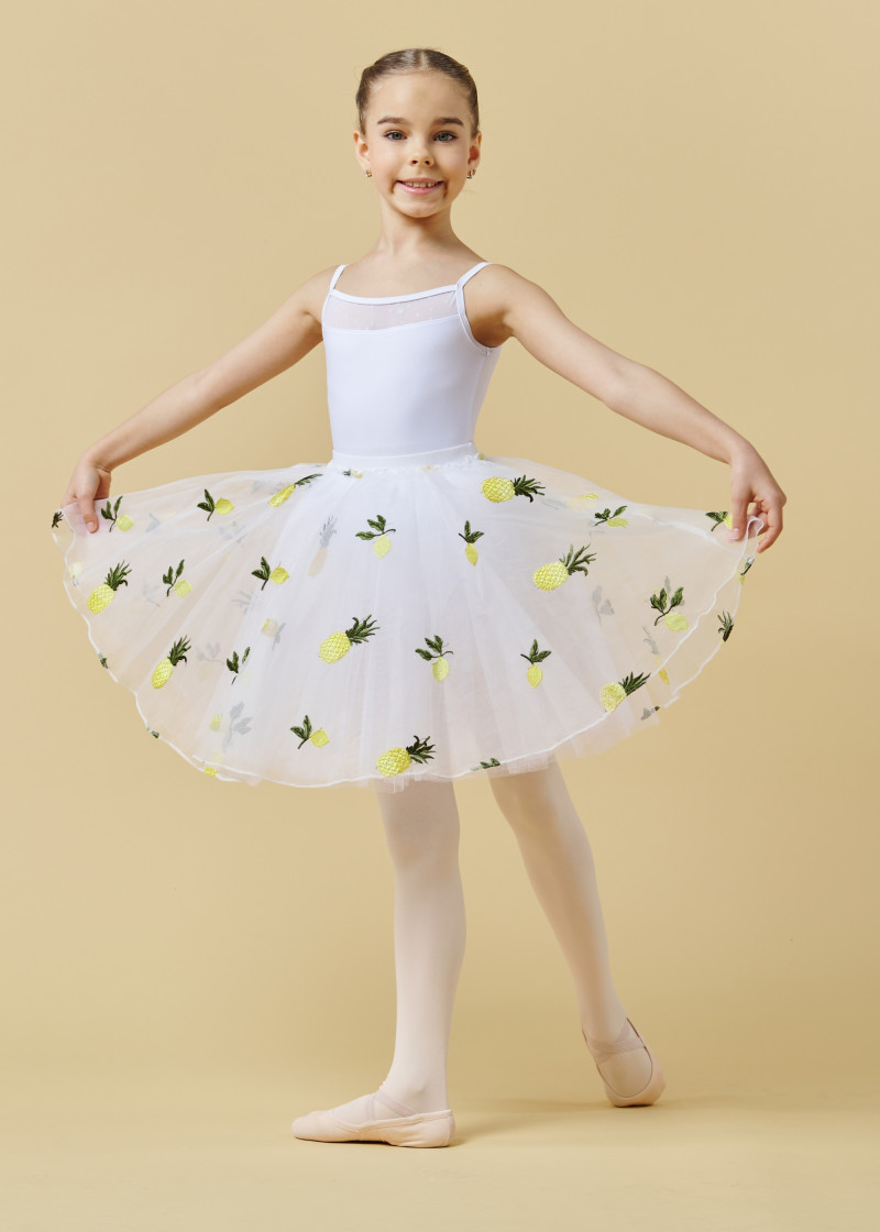 Chopin Tutu PINEAPPLE 100%nylon, white, L