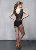 Leotard ALEKSIS 90%polyamide, 10%elastane, gold, S