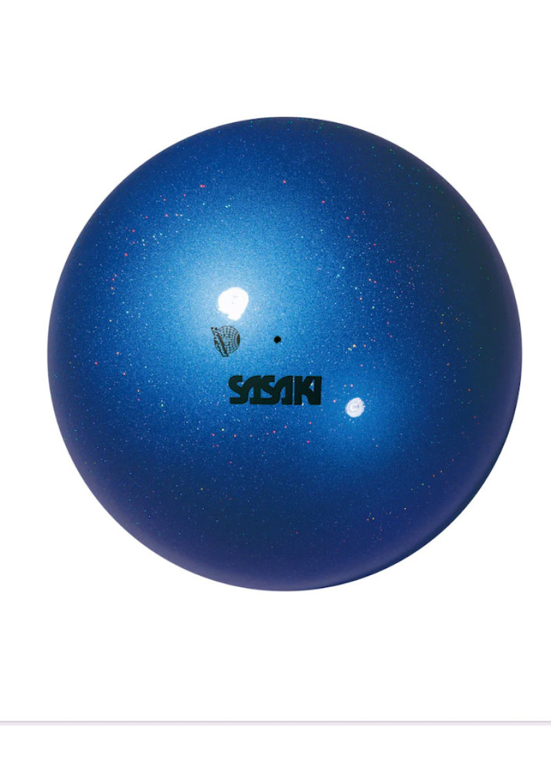 Ball for gymnastics SASAKI NEW FIG M-207AU, 18,5cm rubber, Lapis Blue (LPBU), 18.5cm, 400g