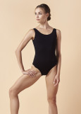 MADLEN tank leotard by Grand Prix 90%cotton, 10%elastane, black, XS