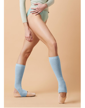 WINDI Leg Warmers Grand Prix 73%viscose,24%nylon,3%elastane, light blue, 35 cm