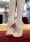 Stretch Ballet Slippers Grand Prix TENDU stretch canvas, ballet pink, 38