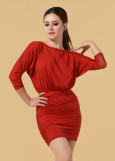 GARCIA Dress by Grand Prix polyamide micro, red, S