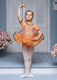 MELODIE babygirl tutu dress by Grand Prix 90%polyamide, 10%elastane, apricot, 116cm