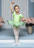 MELODIE babygirl tutu dress by Grand Prix 90%polyamide, 10%elastane, pistachio, 110cm