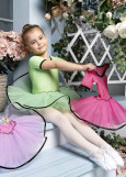 MELODIE babygirl tutu dress by Grand Prix 90%polyamide, 10%elastane, pistachio, 110cm