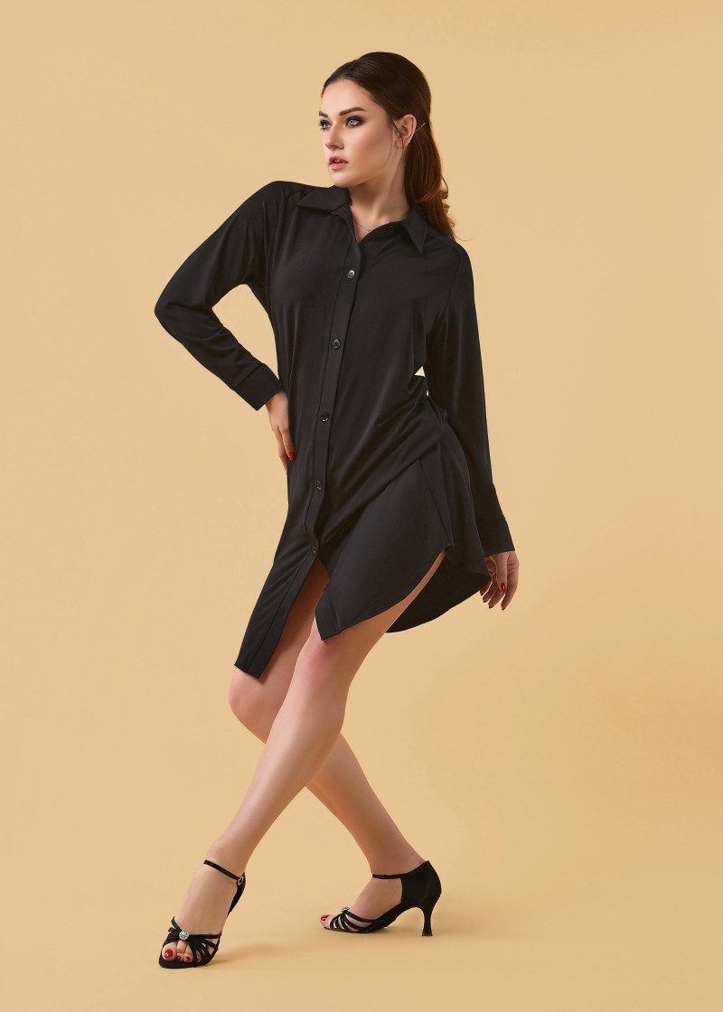 Dress MEIVE crepe stretch, black, S