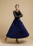 Skirt CT SICILIA 95%polyester, 5%elastane, dark blue, 140cm