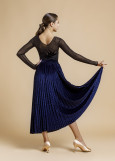 Skirt CT SICILIA 95%polyester, 5%elastane, dark blue, 140cm