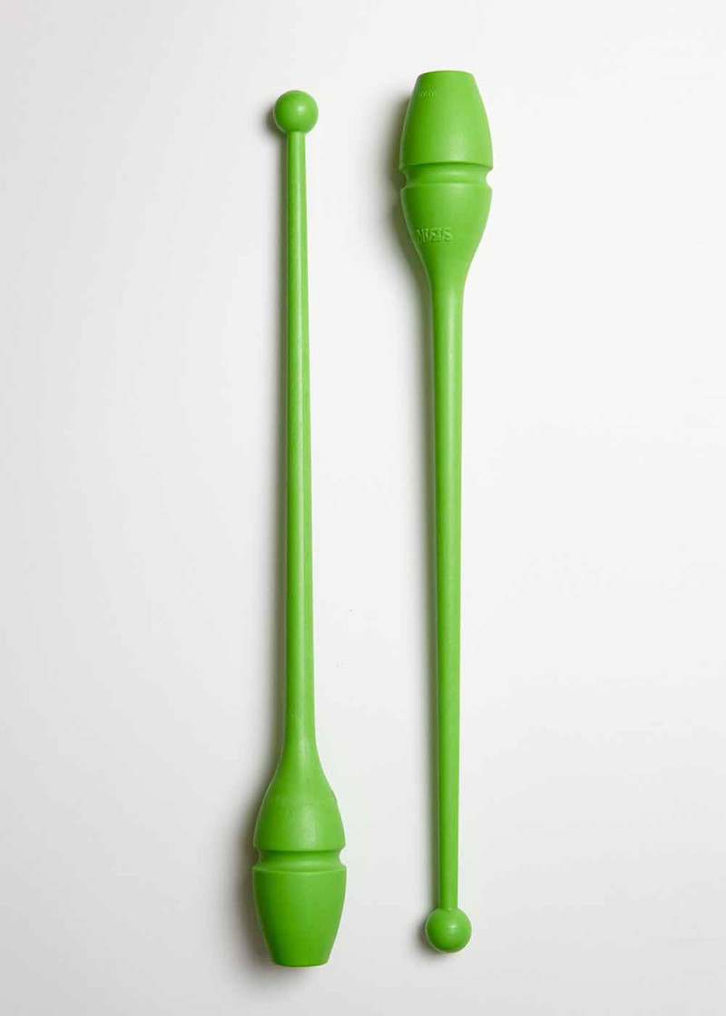 Clubs для гимнастики SASAKI M-34, 44cm rubber, Green (FRG), 44cm, 150g