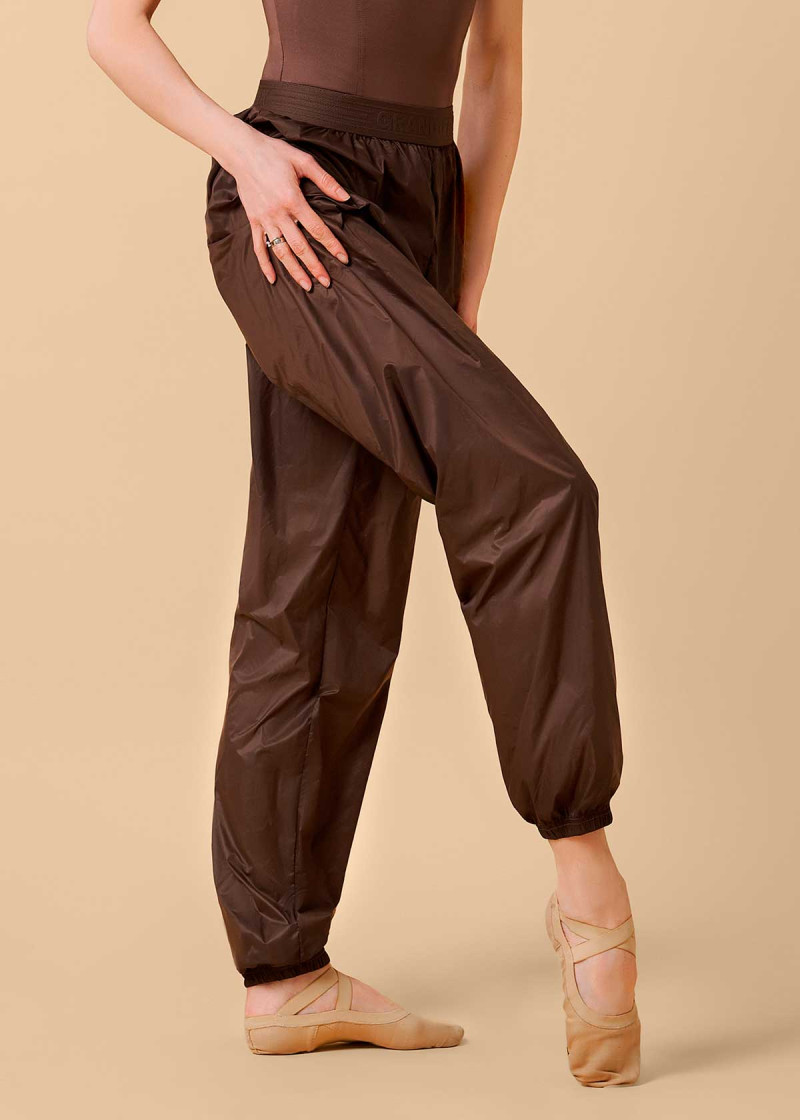 Pants with Sauna Effect Grand Prix SAUNA LESSON 100%polyester, mocco, 158cm