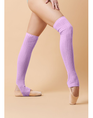 WINDI Leg Warmers Grand Prix 73%viscose,24%nylon,3%elastane, light violet, 60cm