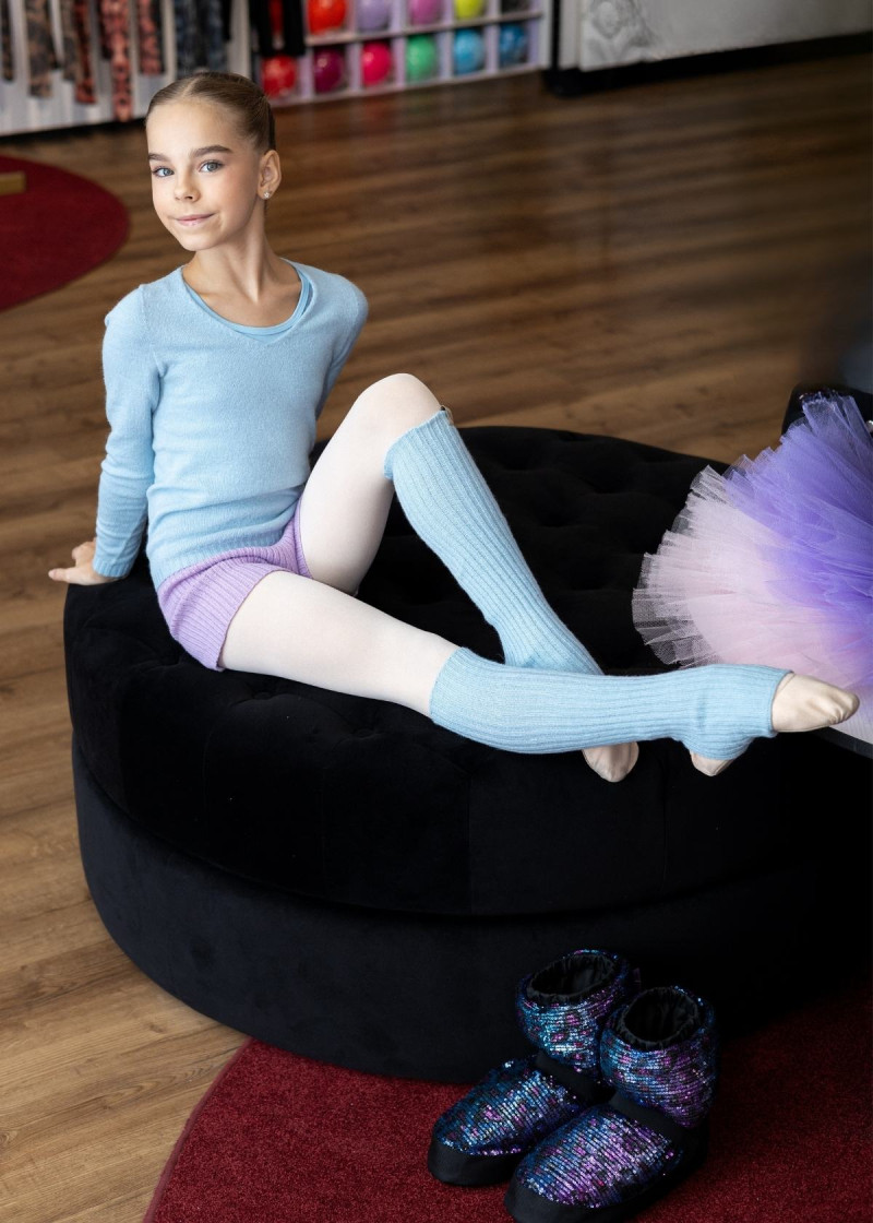 Leg Warmers WINDI BALANCE Grand Prix 42%acrylic, 30%polyester, 28%nylon, powder blue, 40cm