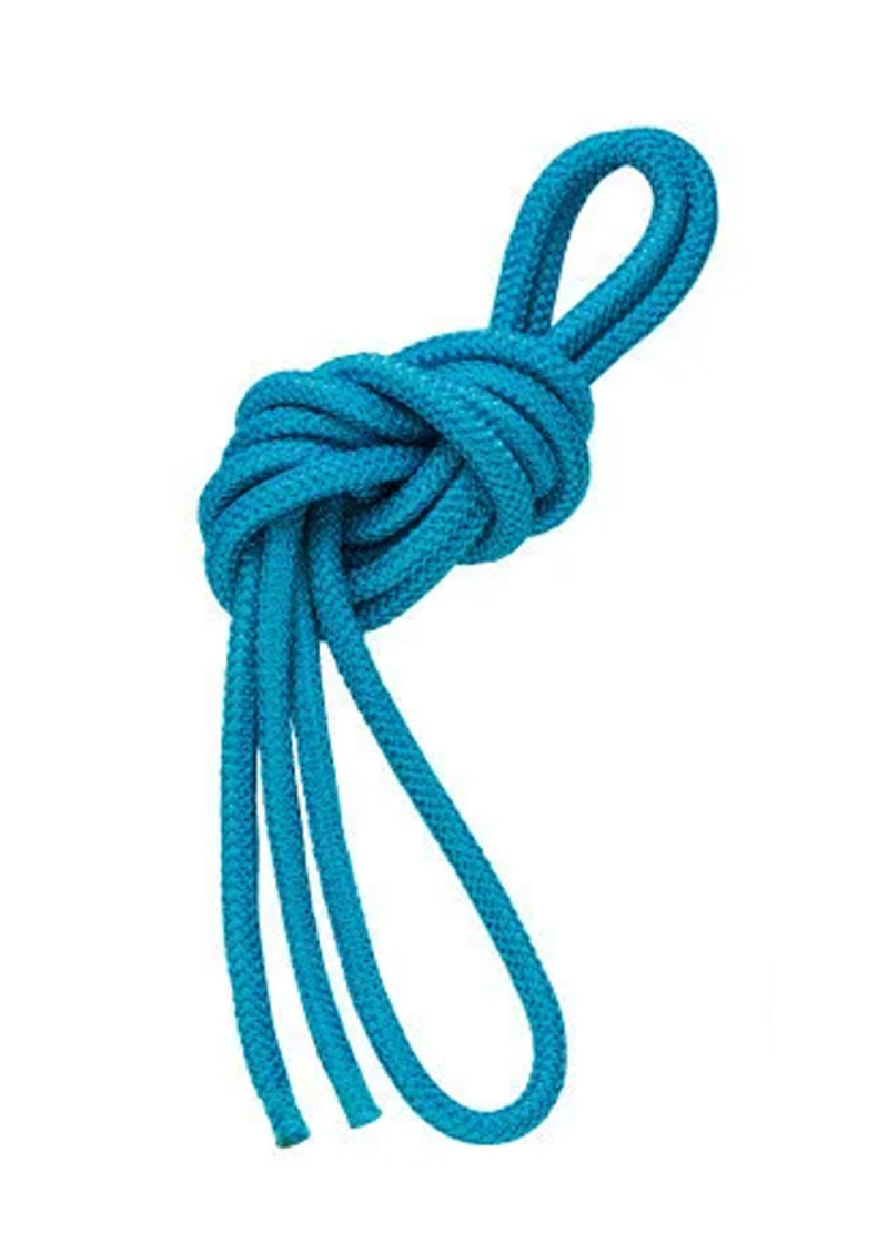 Practice Gym Rope 2.5m nylon, Turquoise (023), 2.5m