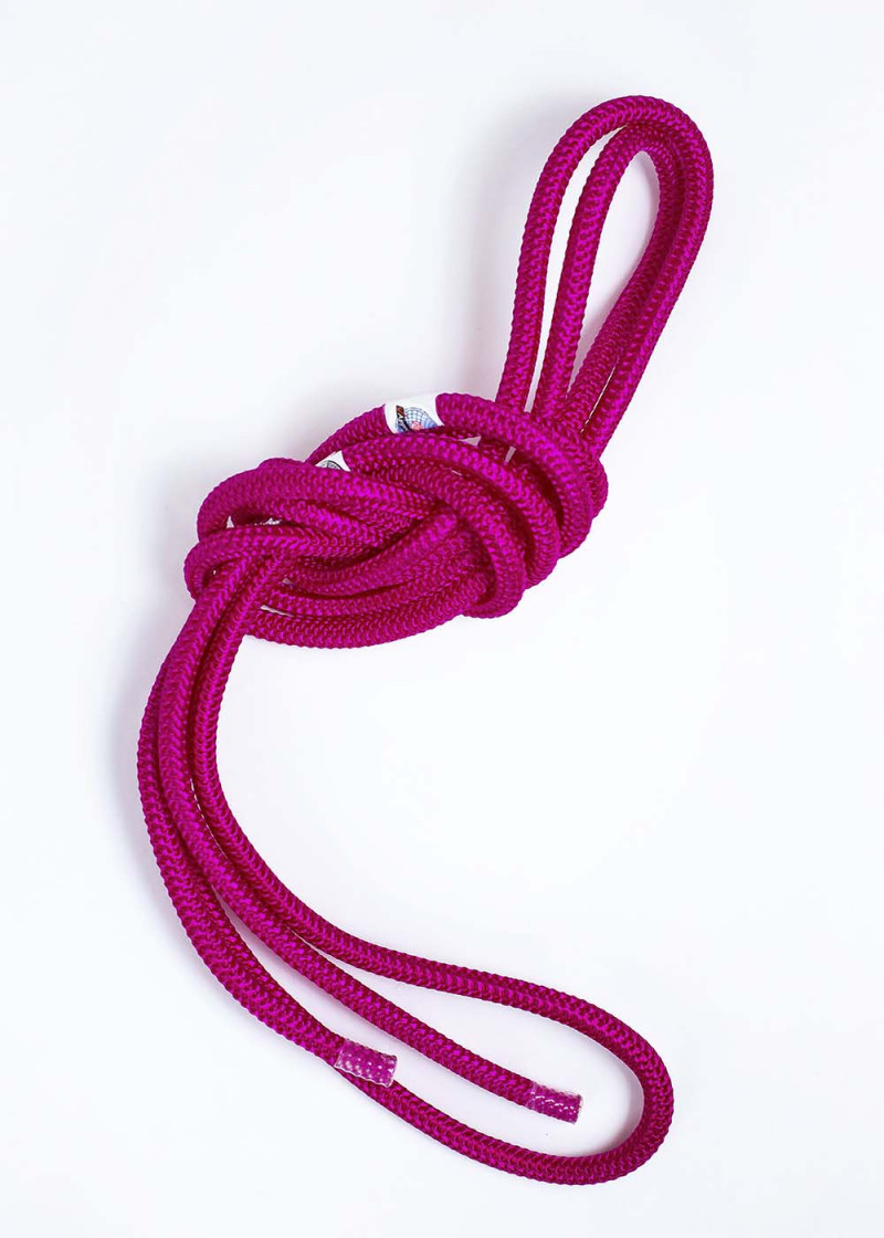 Rope for gymnastics CHACOTT 65301, 3m nylon, Rose (30), 3m