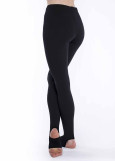 NELLY - Stirrup Leggings microbrush, black, M