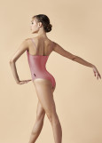 BRIELLE camisole leotard by Grand Prix polyamide micro+mesh, dusty rose, 152cm