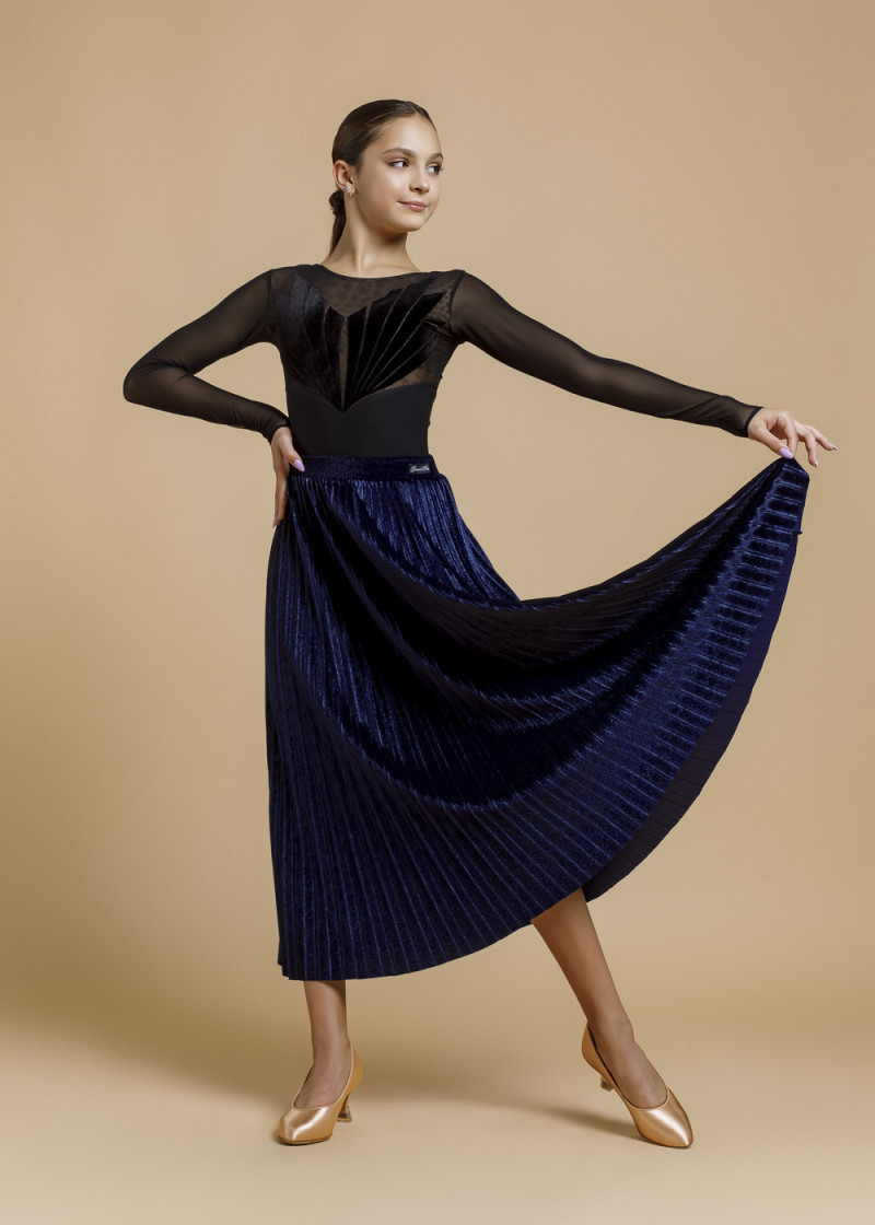 Skirt CT SICILIA 95%polyester, 5%elastane, dark blue, 146cm