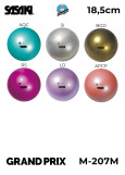 Ball for gymnastics SASAKI NEW FIG M-207M,18.5cm rubber, Lavender (LD), 18.5cm, 400g