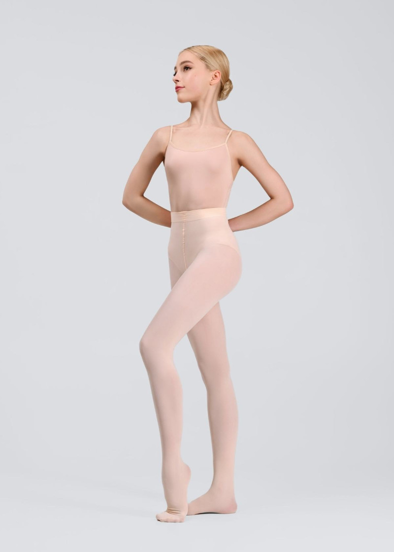 Basic Convertible tights Grand Prix nylon+spandex, ballet pink, L/XL