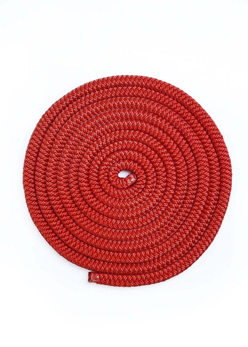 Rope for gymnastics SASAKI MJ-240, 2.5m polyester, Red (R), 2.5m