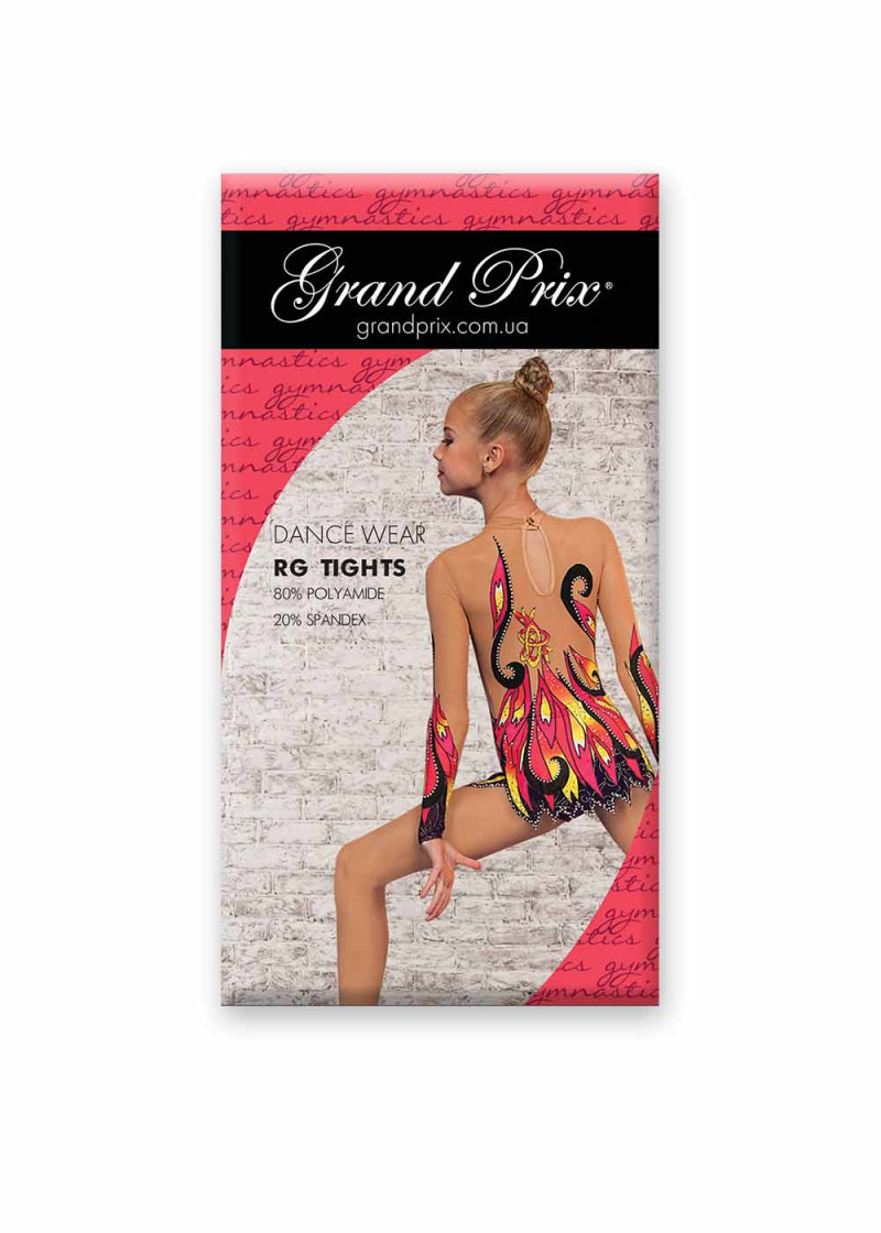 Stirrup dance tights polyamide+elastane, nude