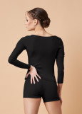 Long Sleeve Sweater Grand Prix WANDA 73%viscose,24%nylon,3%elastane, black, XS-S