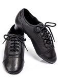 Men's Latin Shoes Grand Prix RICCARDO leather, black, 40