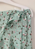 ORIELLA FLORAL wrap chiffon ballet skirt by Grand chiffon, floral mint, XS(32cm)