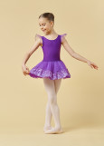 Tutu dress TIANA lycra+tulle, iris, 122cm