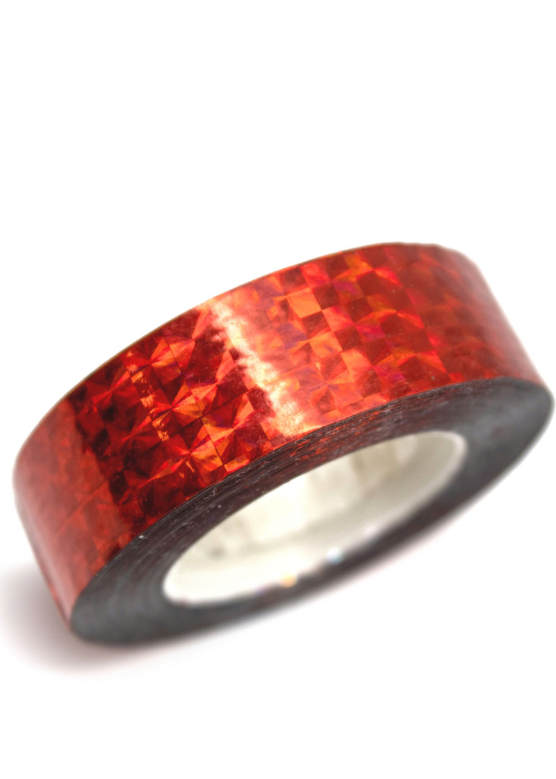 Glitter Tape 25 red