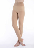 Stirrup dance tights, children polyamide+elastane, nude, M