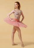 BAJADERKA tutu by Grand Prix , 7 layers tulle, dusty rose, XS-S