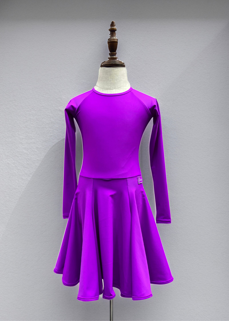 JENNY basic dress by Grand Prix biflex, purple, 146cm