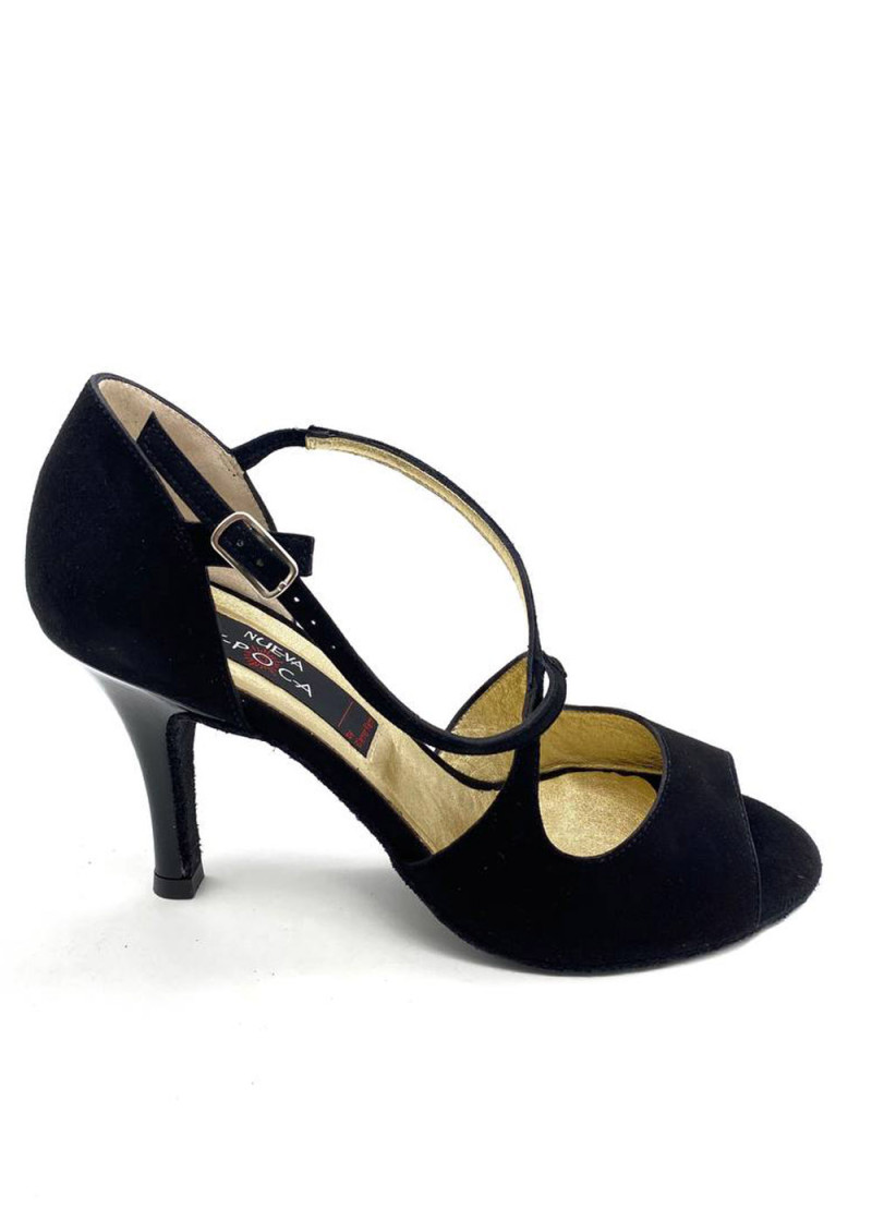 Tango Shoes Martha suede, black, 8 cm, 5,5