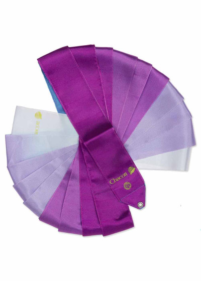 Ribbon for gymnastics CHACOTT INFINITY, 6m rayon, Hyacinth (621), 6m