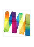 Ribbon for gymnastics CHACOTT GRADATION, 5m rayon, Canary (762), 5m