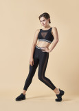 RACE leggings by Grand Prix polyamide micro, silver, 158cm