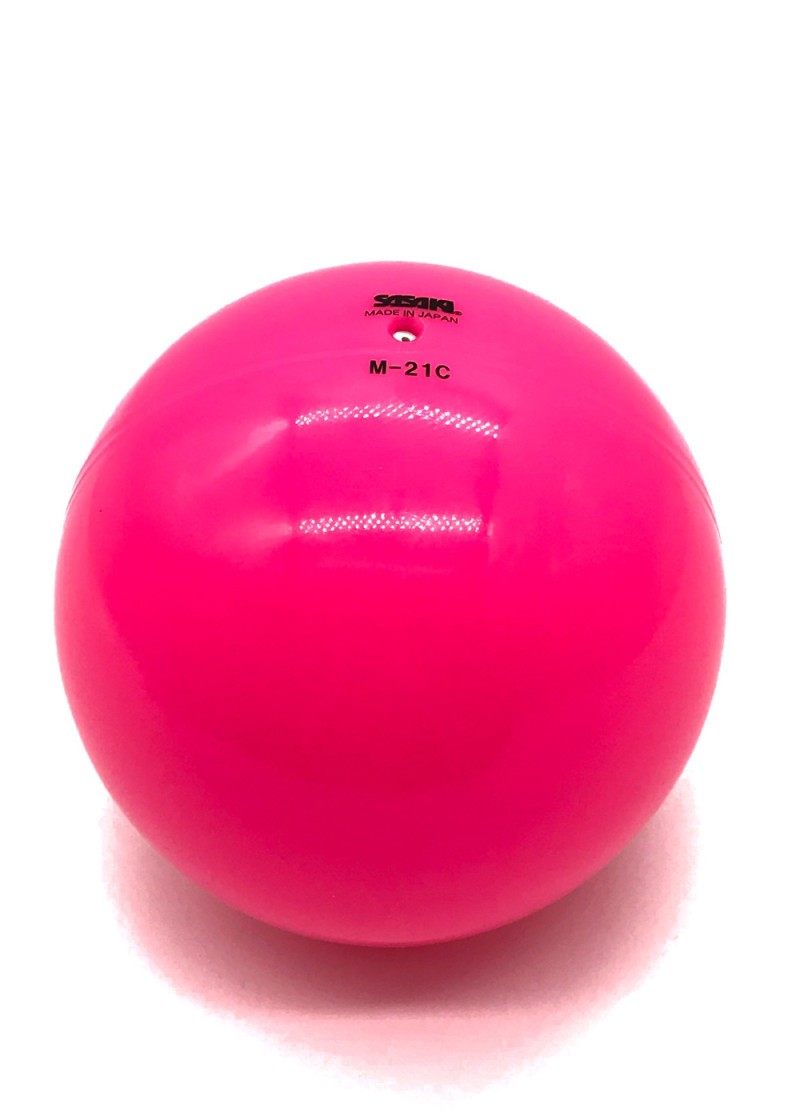 Ball for gymnastics SASAKI M-21C rubber, Pink (P), 15cm, 300g