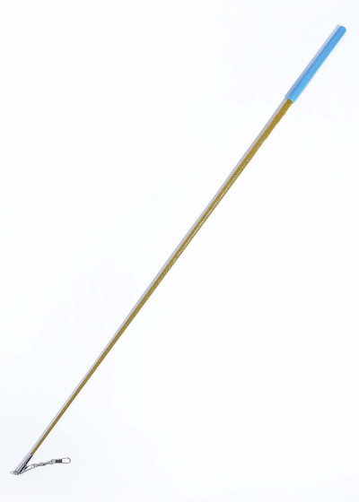 Stick for gymnastics SASAKI NEW FIG M-781HJK, 57cm fiber glass, Gold x Blue (GDxBU), 57cm