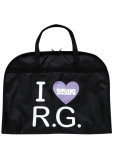 Leotard Case I love R.G. polyester, Black x White (BxW)