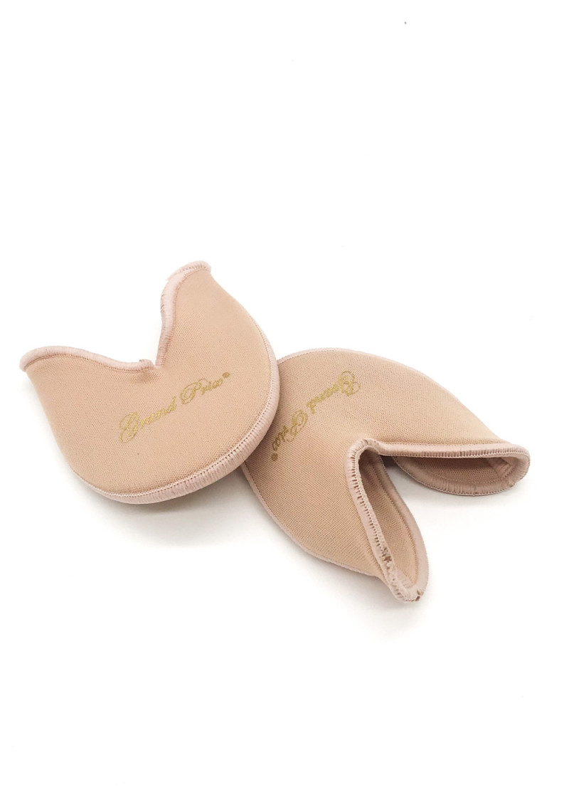 Gel inlays for pointe shoes Grand Prix moon shape flesh