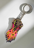 Key ring RG leotard pink+yellow