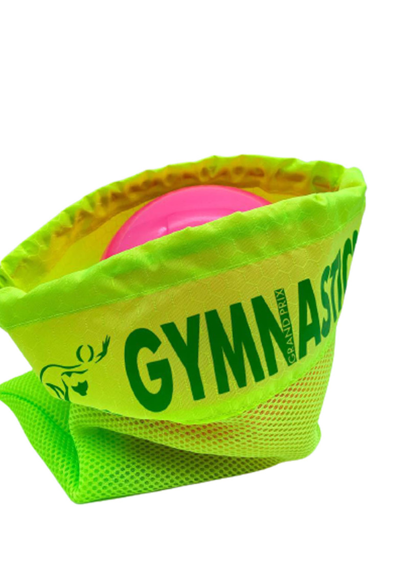 Ball case GYMNASTICS lime green