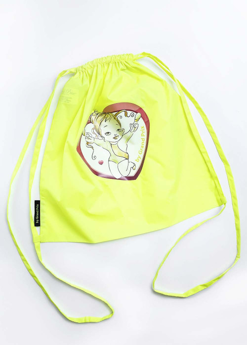 Backpack 100%polyester, lime green