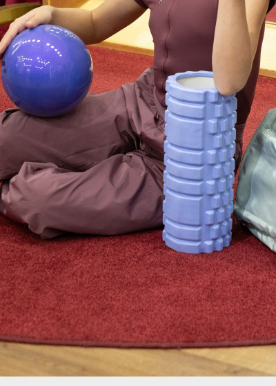 Массажный ролик Grand Prix голубой