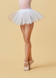 Tutu for children ADAGIO tulle, white, 110-116cm